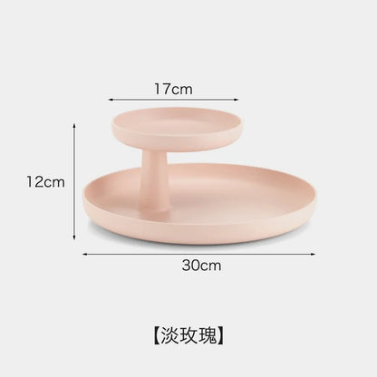 Matte Two-Tier ABS Organizer Tray