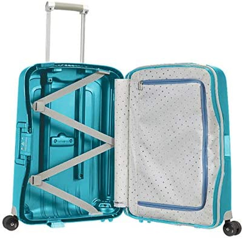 Samsonite Hand Luggage, 34 Liters, 55X40X20 Cm,Aqua Blue Carry-Ons Clothing Luggage Luggage & Bags Luggage & Travel Gear Shoes & Jewelry Suitcases