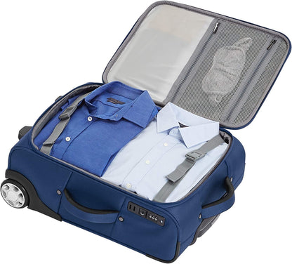 Softside Carry-On Luggage Suitcase with TSA Lock and Wheels - 54.86 Cm, Blue Carry-Ons Clothing Luggage Luggage & Bags Luggage & Travel Gear Shoes & Jewelry Suitcases