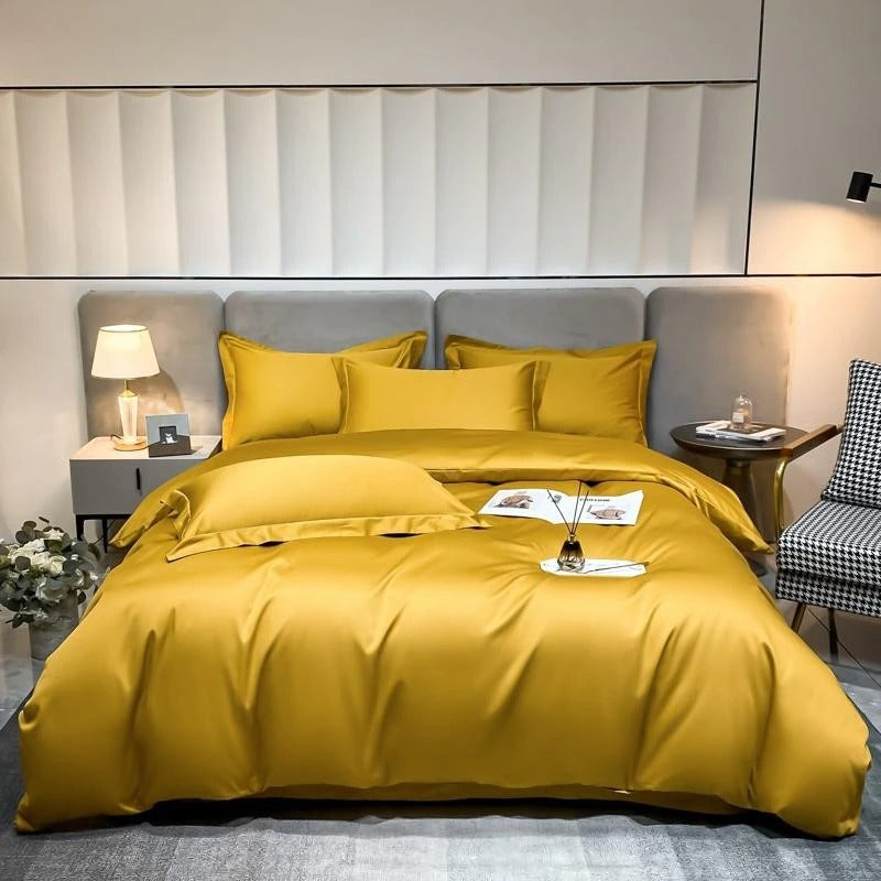 Neo Gold Silky Cotton Bedding Set