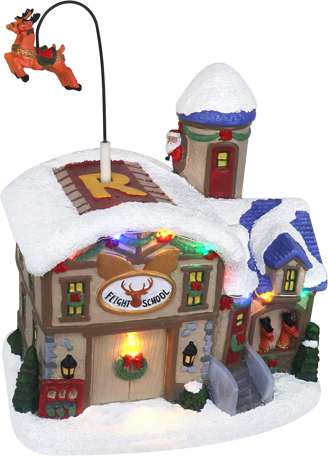 Christmas Village Windmill - Animated Pre-Lit Musical Winter Snow Village - Perfect Addition to Your Christmas Indoor Decorations & Christmas Village Display - a Thoughtful Gift for Your Loved Ones Collectible Buildings Collectible Buildings & Accessories Home & Kitchen Home Décor Accents Home Décor Products