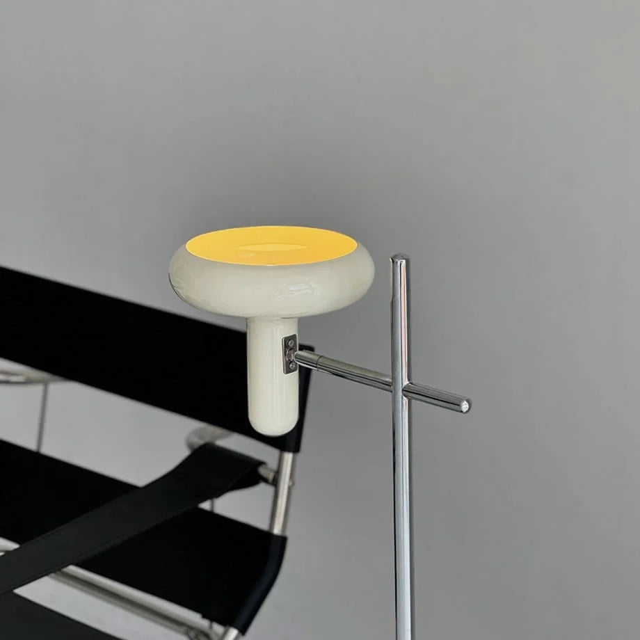 Smooth Sculptural Metal Accent Lamp
