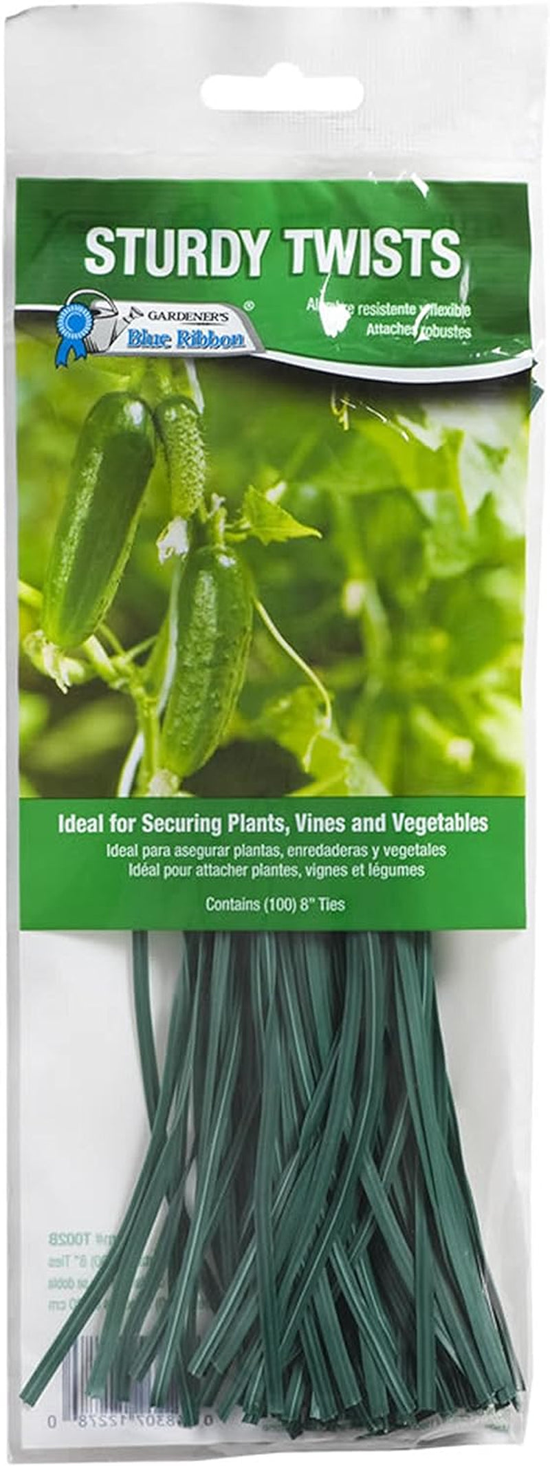 Gardener'S Blue Ribbon T002B Ties Twist Tie, 8" Garden Twine & Twist Ties Gardening & Lawn Care Hand Tools Lawn & Garden Patio