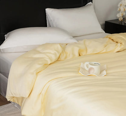 Calm Pastel Two-Tone Cooling Tencel Duvet Cover