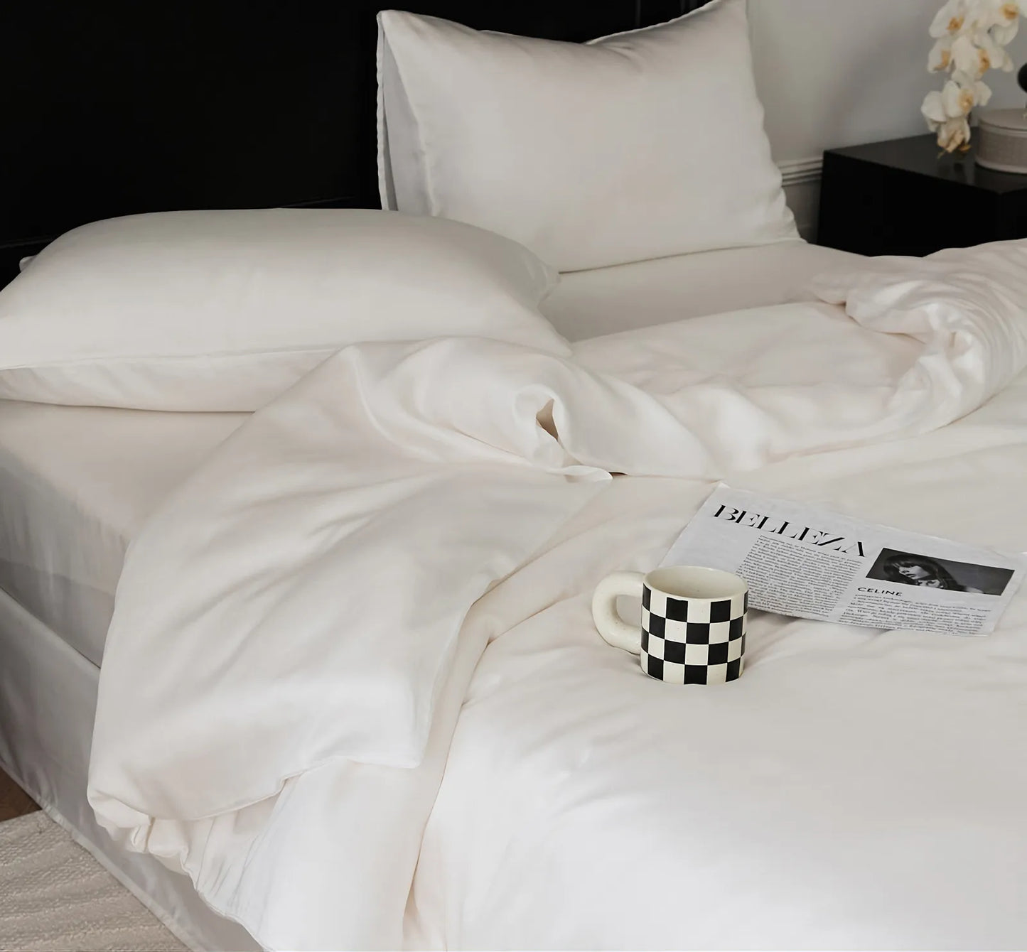 Calm Pastel Two-Tone Cooling Tencel Duvet Cover