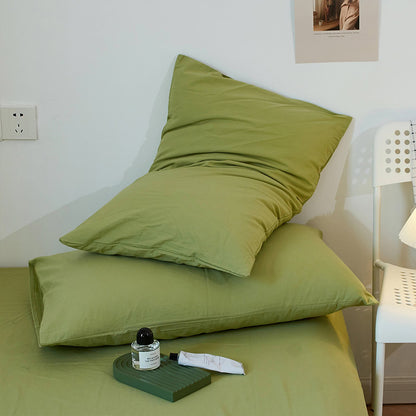Calm Solid Cotton Pillowcase