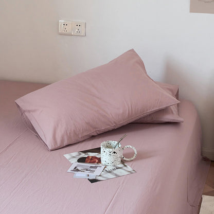Calm Solid Cotton Pillowcase