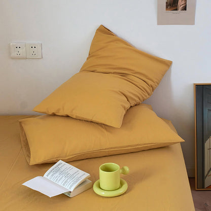 Calm Solid Cotton Pillowcase