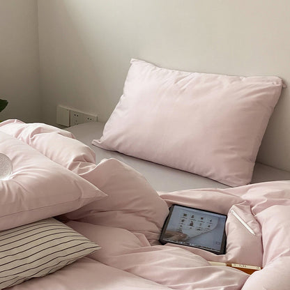 Calm Solid Cotton Pillowcase