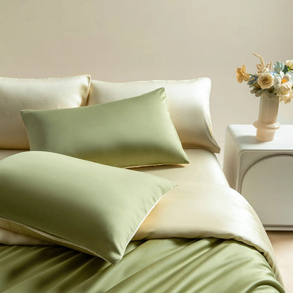 Calming Two-Tone Cooling Tencel Pillowcase