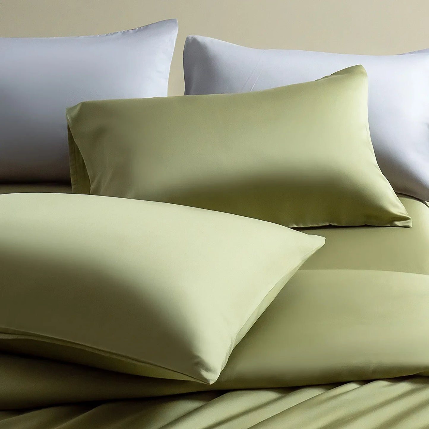 Calming Two-Tone Cooling Tencel Pillowcase