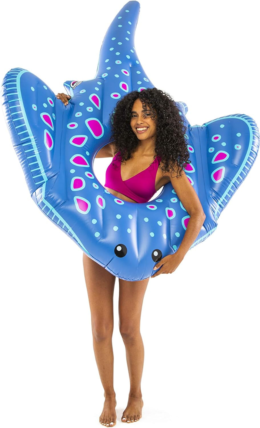 Bigmouth Inc. Stingray Pool Float – Gigantic 5 Foot Pool Float, Funny Inflatable Vinyl Summer Pool or Beach Toy, Makes a Great Gift Idea Pool Rafts & Inflatable Ride-ons Pools & Water Toys Sports & Outdoor Play Toys & Games