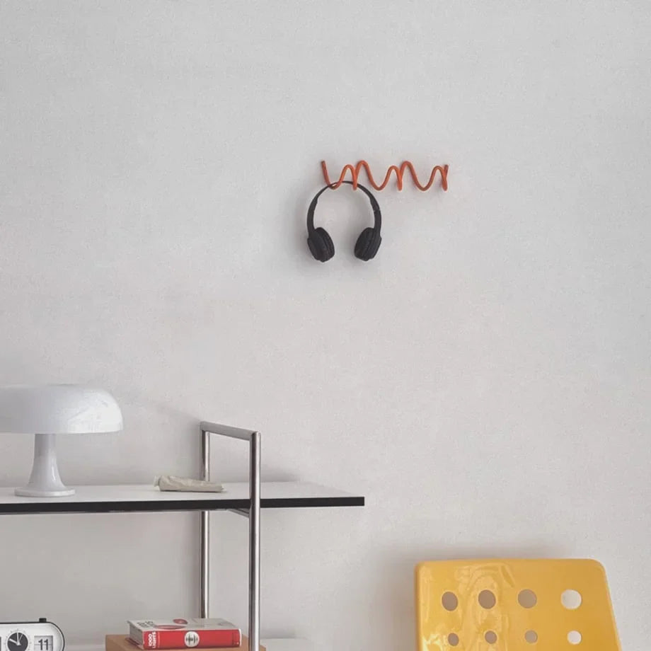 Wavy Coil Metal Wall Hook