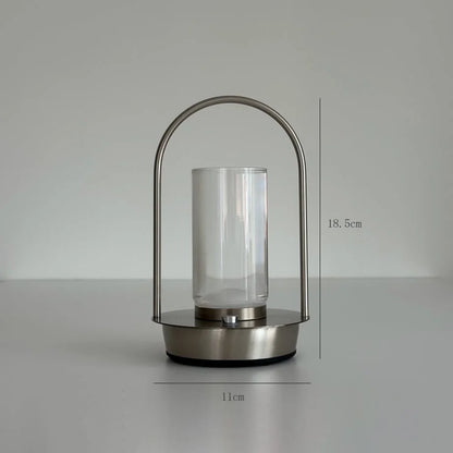 Minimalist Arch Metal Portable Table Lamp