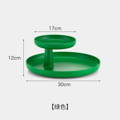 Matte Two-Tier ABS Organizer Tray