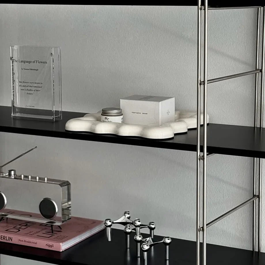 Sculptural Wavy Melamine Jewelry & Trinket Tray