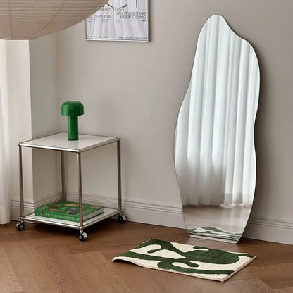 Plush Abstract Wave Polyester Accent Rug