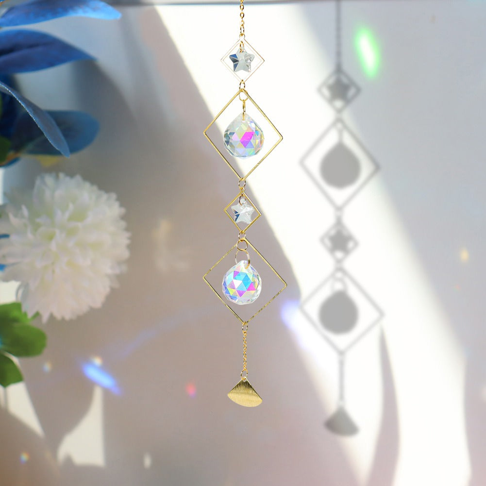 Star Chain Celestial Crystal Suncatcher SUB CATEGORY_Suncatchers