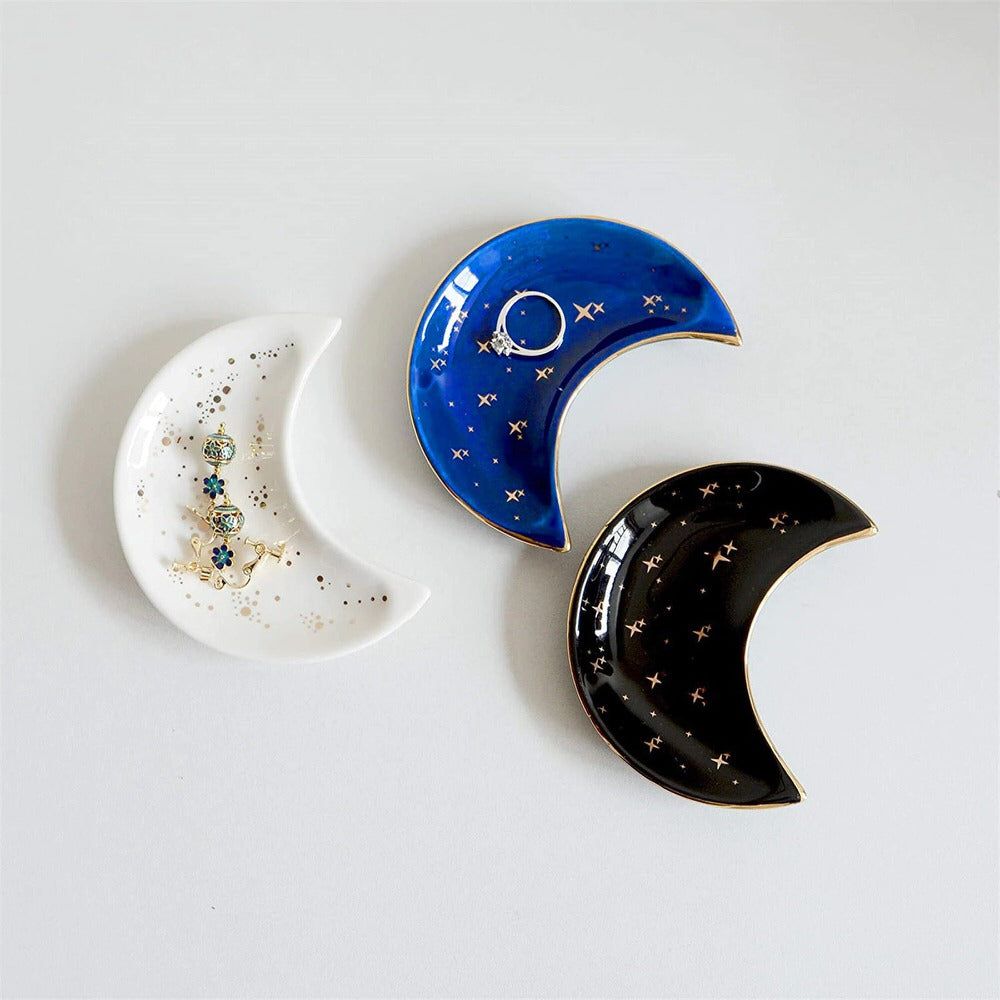 Moon Ceramic Jewelry Organizer AESTHETIC_Witchcore SUB CATEGORY_Jewelry organizers