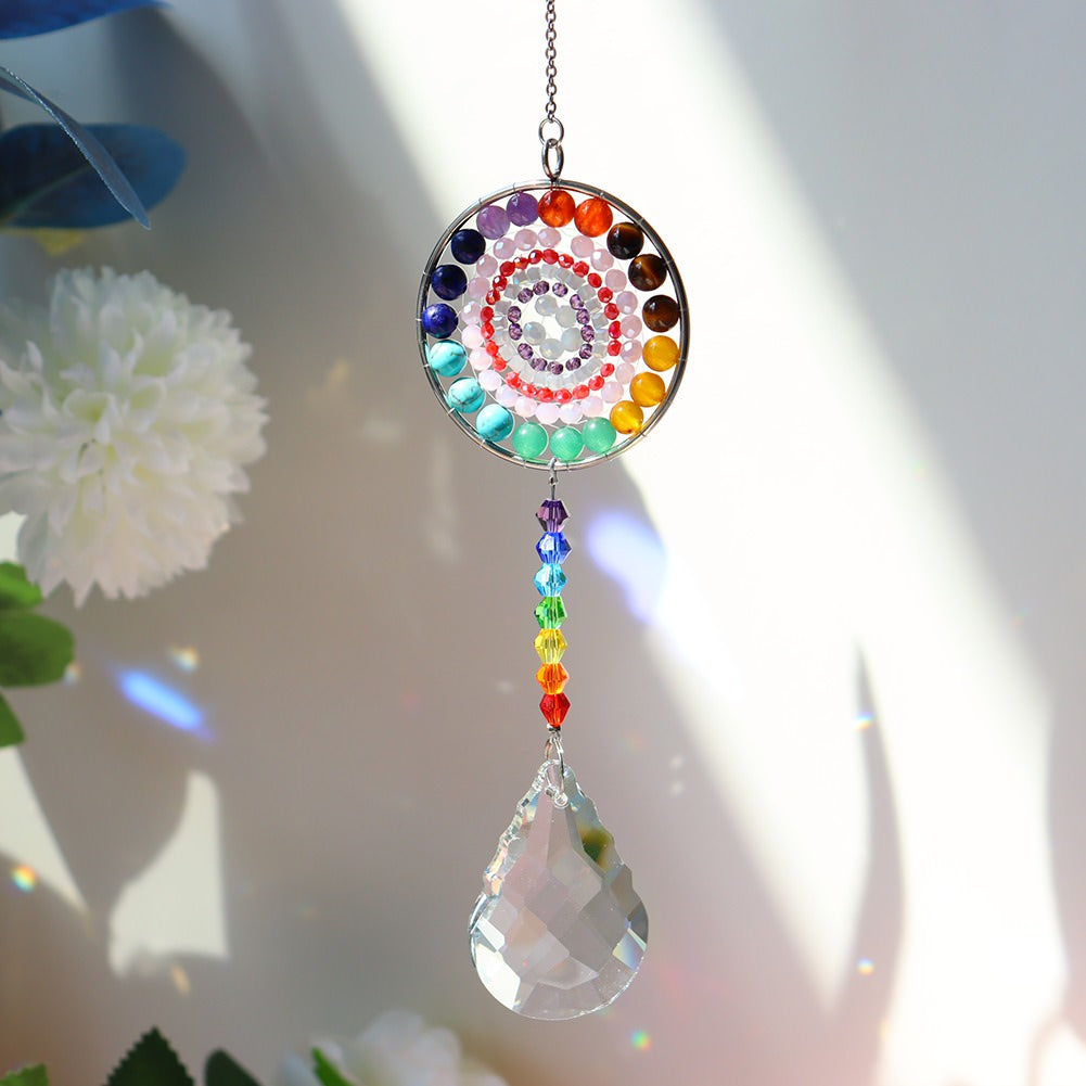 Chakra Circle Crystal Suncatcher SUB CATEGORY_Suncatchers