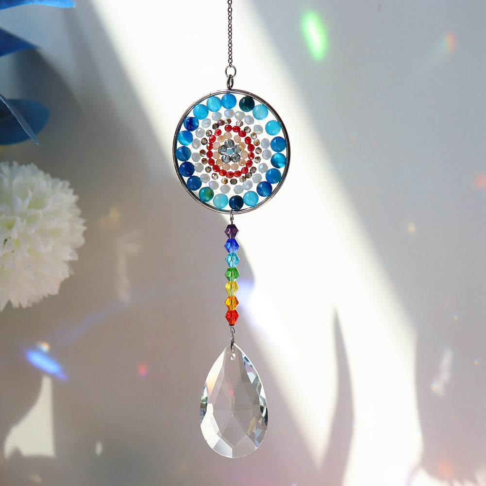 Chakra Circle Crystal Suncatcher SUB CATEGORY_Suncatchers