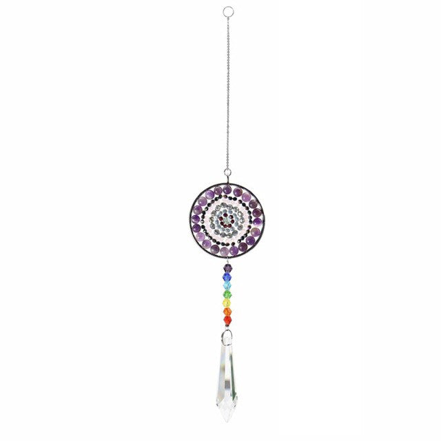 Chakra Circle Crystal Suncatcher SUB CATEGORY_Suncatchers