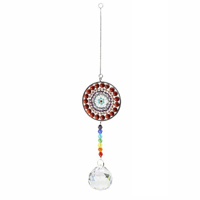 Chakra Circle Crystal Suncatcher SUB CATEGORY_Suncatchers