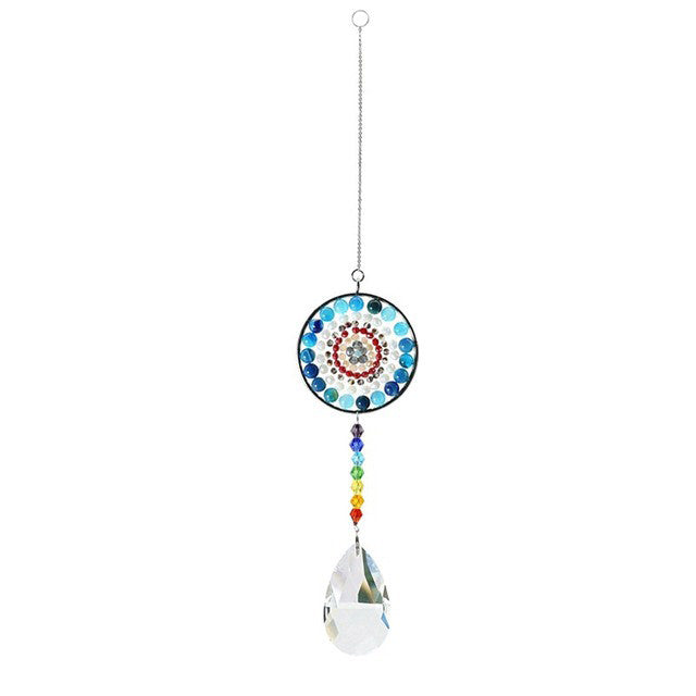 Chakra Circle Crystal Suncatcher SUB CATEGORY_Suncatchers