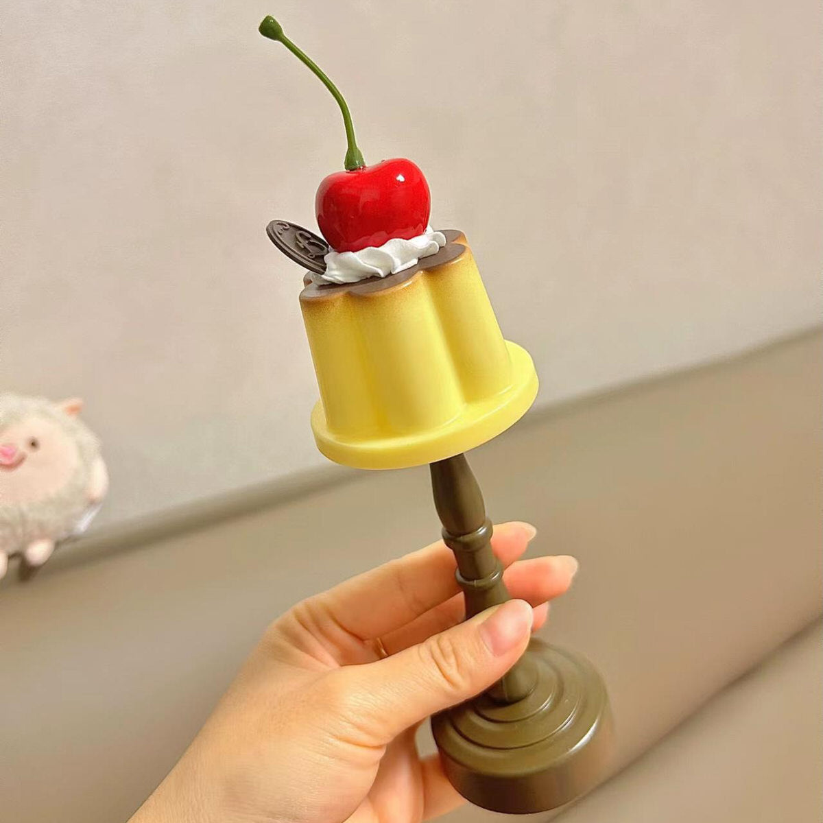 Cherry Pudding Mini Table Lamp