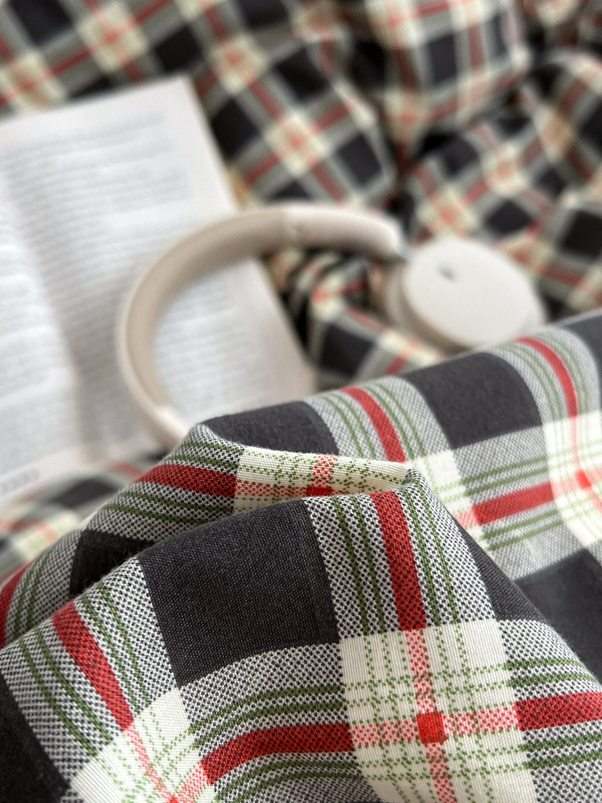 Christmas Plaid Print Bedding Set