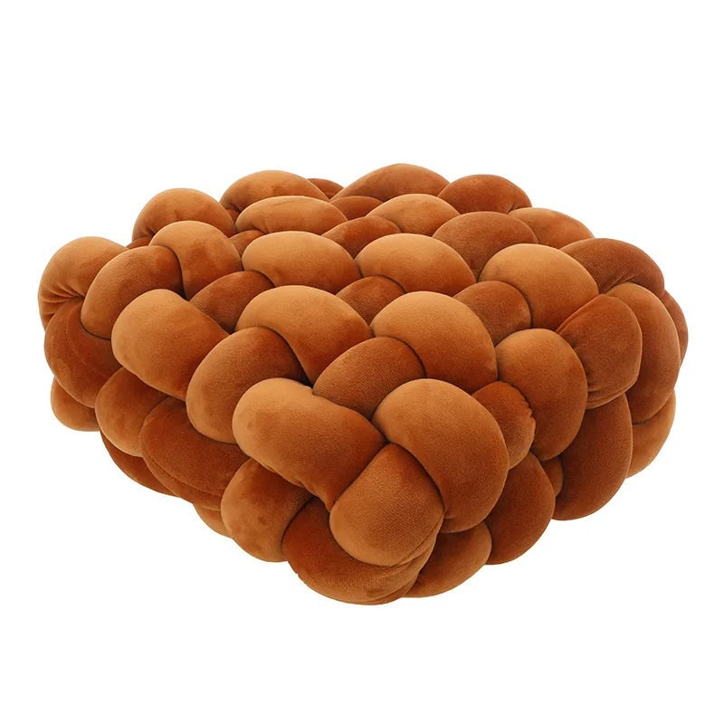 Knitted Chunky Plush Cushion