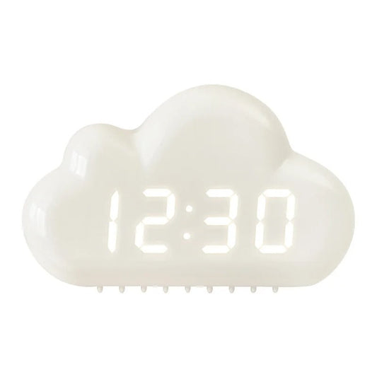 Reloj despertador con forma de nube Kawaii