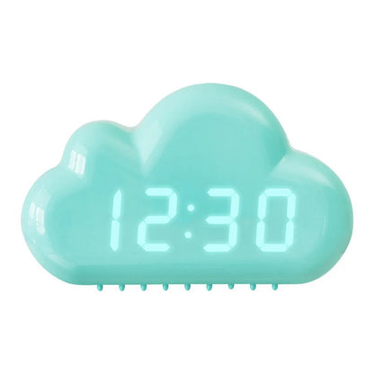 Reloj despertador con forma de nube Kawaii