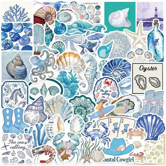 Coastal Girl Aesthetic Sticker Pack