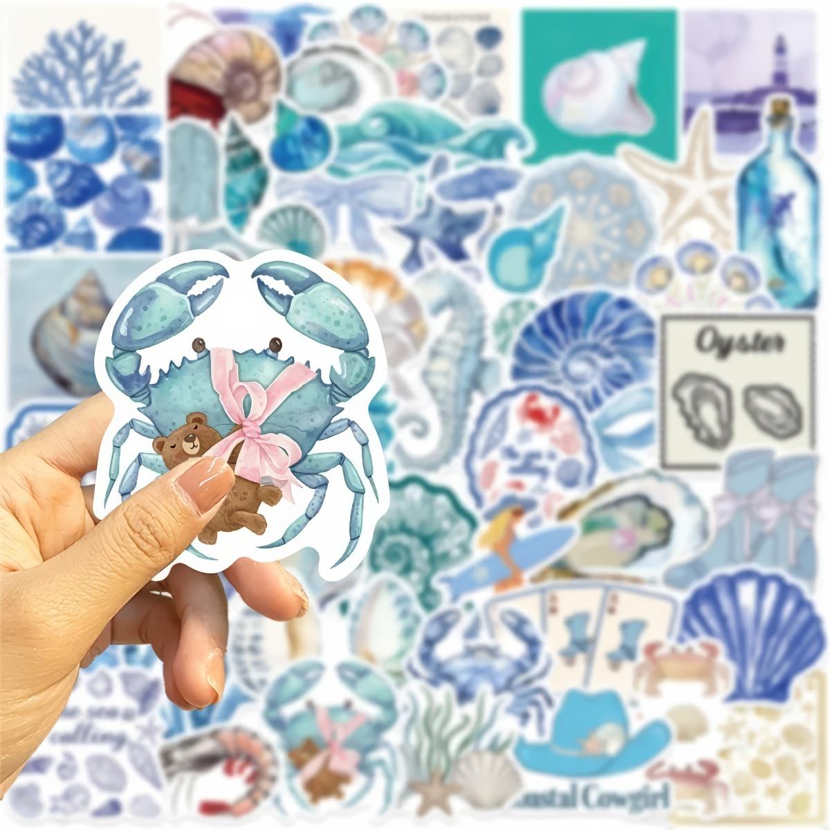 Coastal Girl Aesthetic Sticker Pack