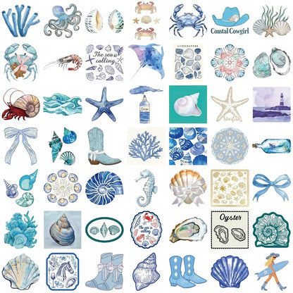 Coastal Girl Aesthetic Sticker Pack