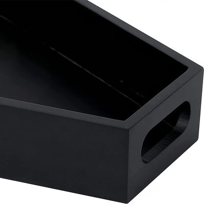 Black Coffin Storage Tray