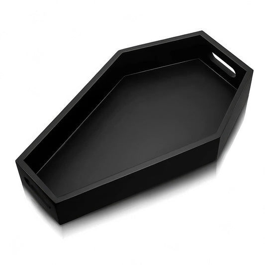Black Coffin Storage Tray