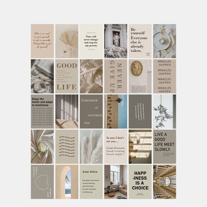 Color Shades & Quotes Wall Collage Cards SUB CATEGORY_Poster Cards