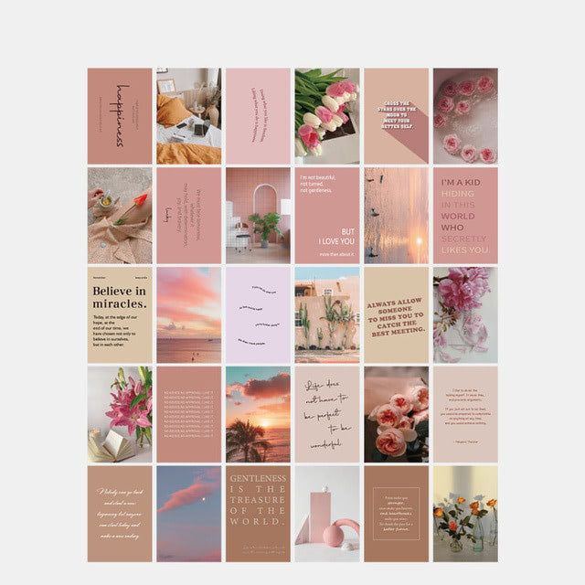 Color Shades & Quotes Wall Collage Cards SUB CATEGORY_Poster Cards