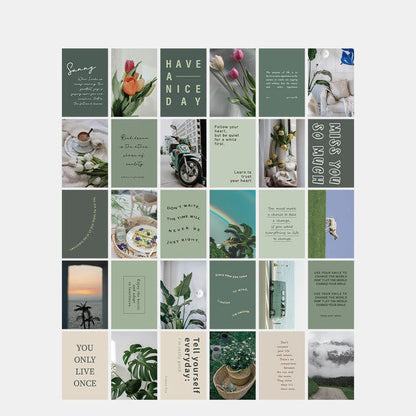 Color Shades & Quotes Wall Collage Cards SUB CATEGORY_Poster Cards