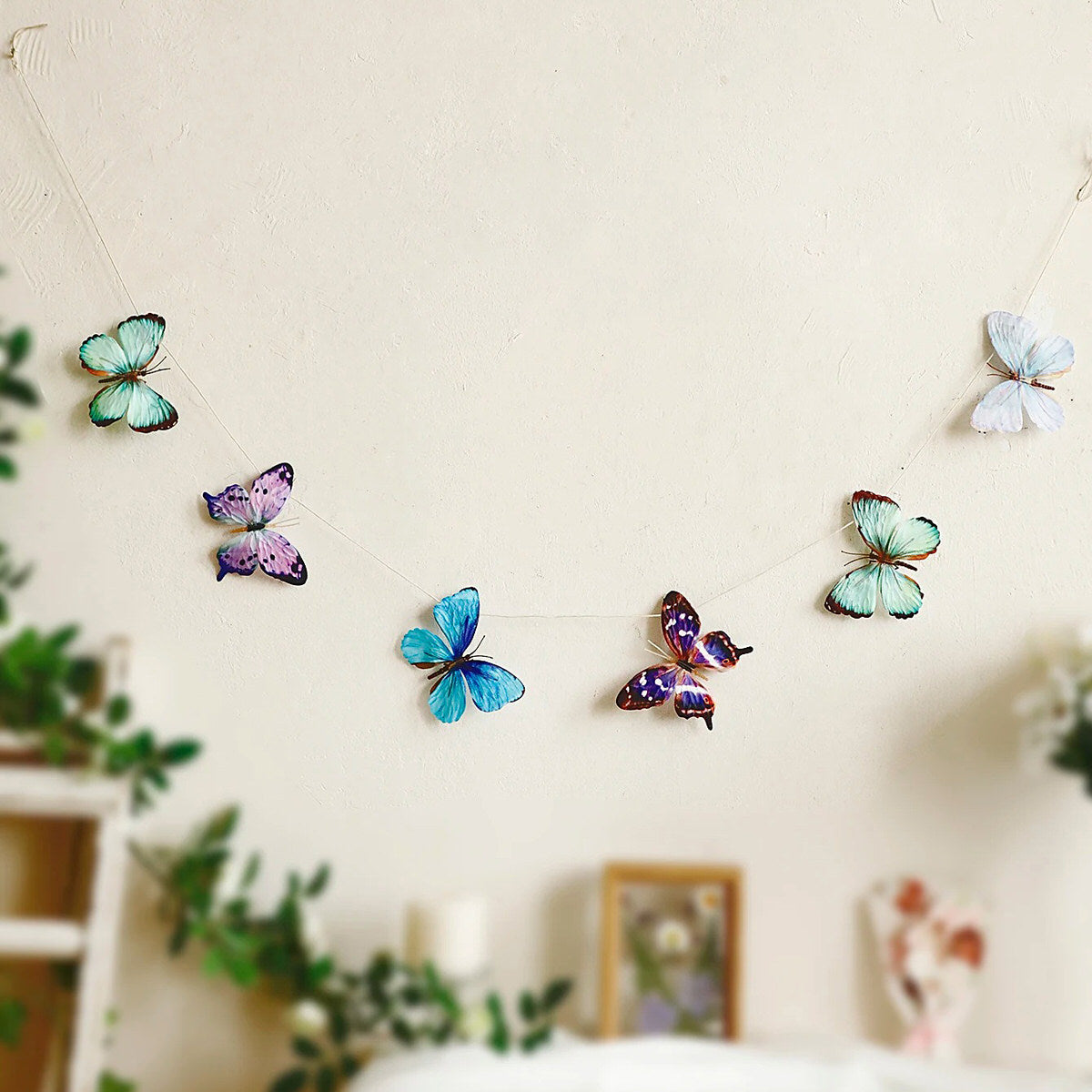 Aesthetic Butterflies Wall Garland