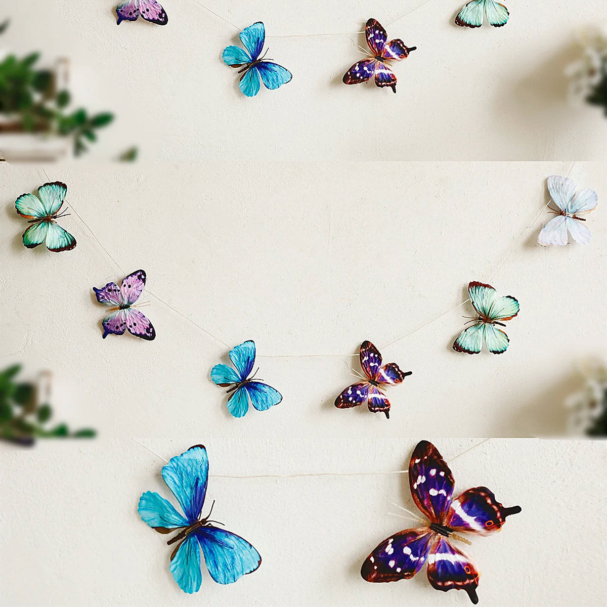 Aesthetic Butterflies Wall Garland