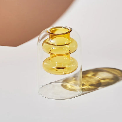 Vase en verre coloré Inside Out