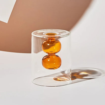 Vase en verre coloré Inside Out