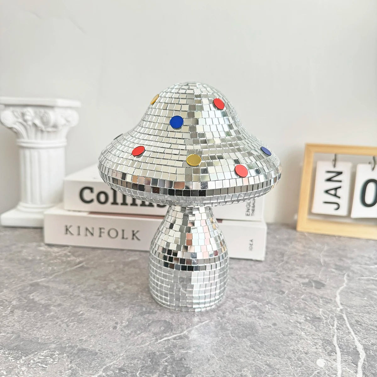 Colorful Mushroom Disco Ball
