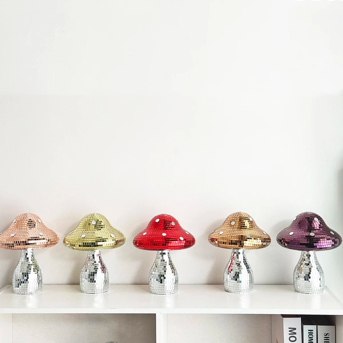 Colorful Mushroom Disco Ball