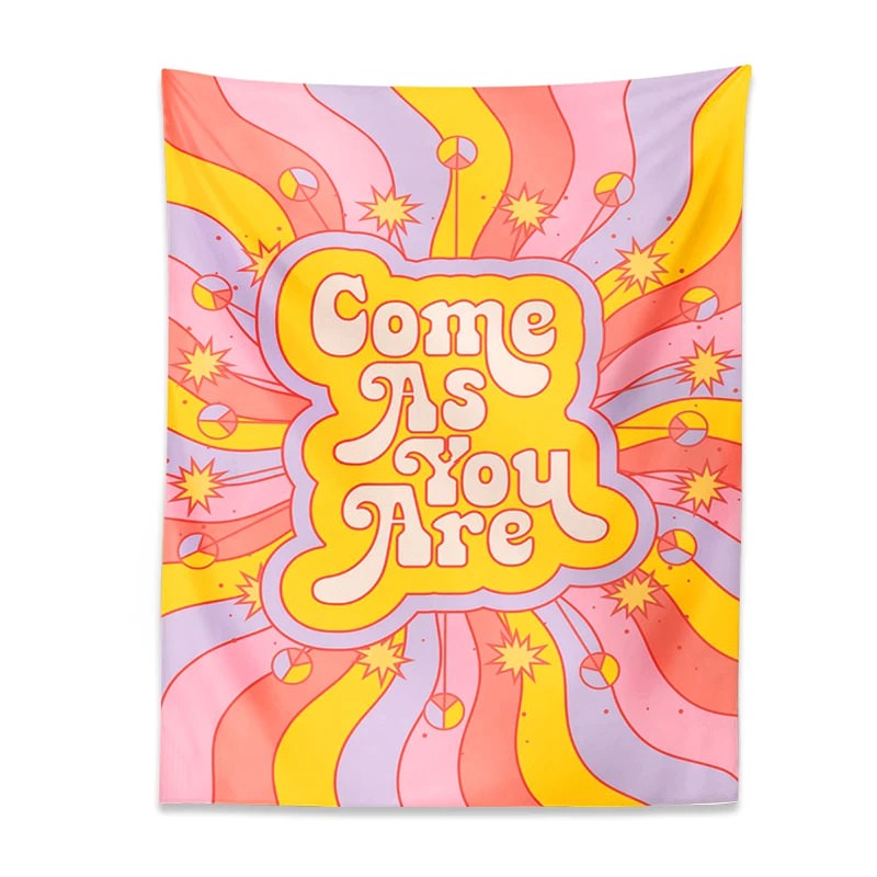 Come as You Are Hippie Tapestry 70s indie retro