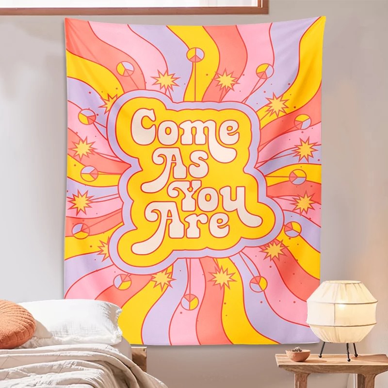 Come as You Are Hippie Tapestry 70s indie retro