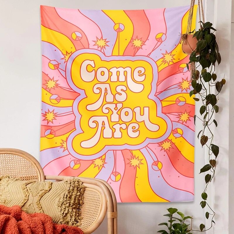 Come as You Are Hippie Tapestry 70s indie retro